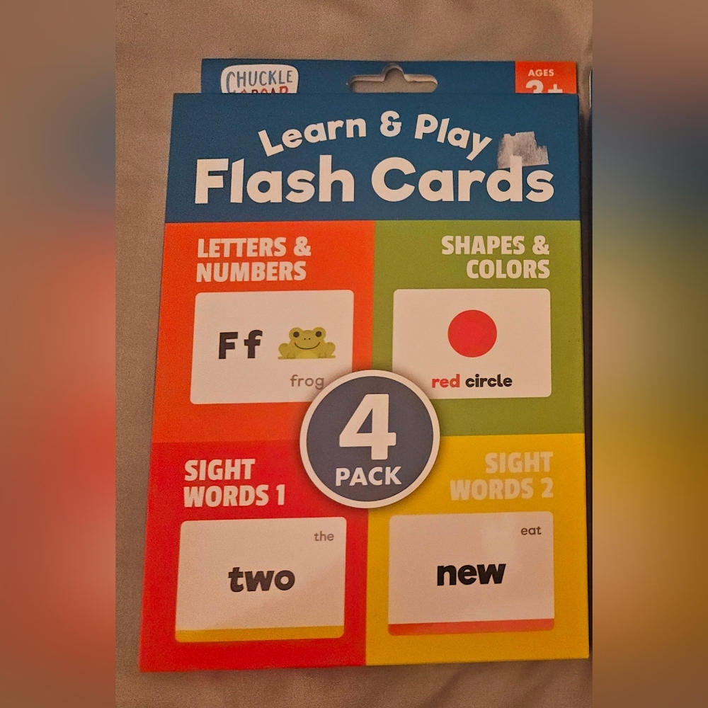 Chuckle & Roar Learn & Play Flash Cards NEW